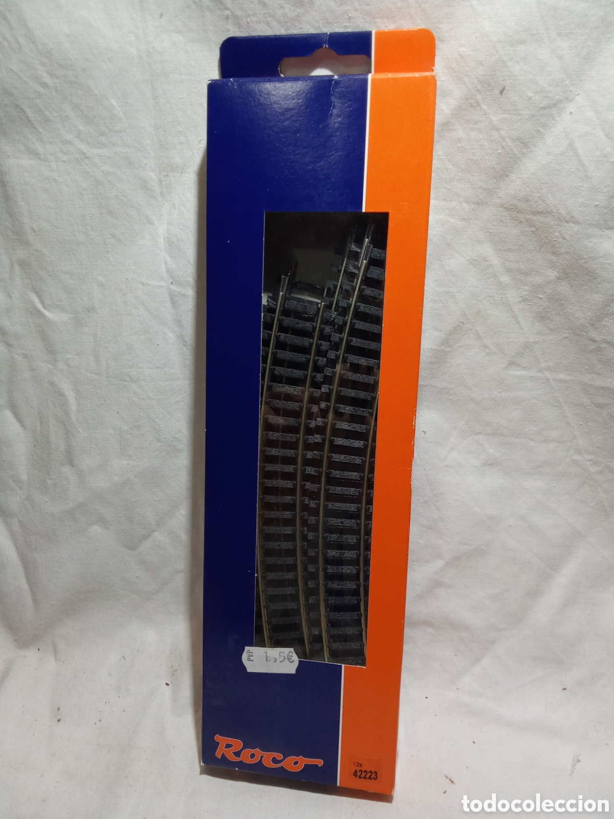 Trenes escala: LOTE DE 12 TRAMOS CURVOS ROCO H0 REF. 42223 EN CAJA