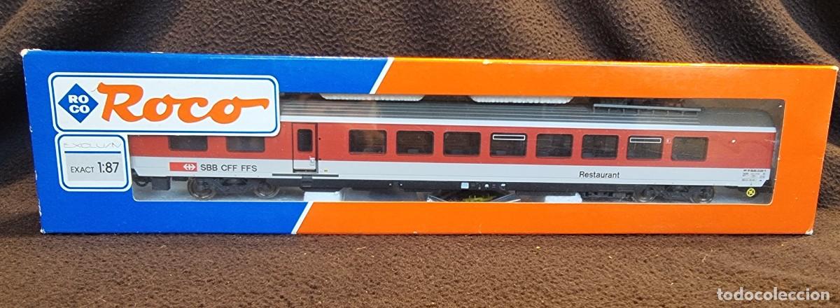 Trenes escala: VAGON ROCO REF. 44885 EN SU CAJA ORIGINAL FUNCIONA BIEN