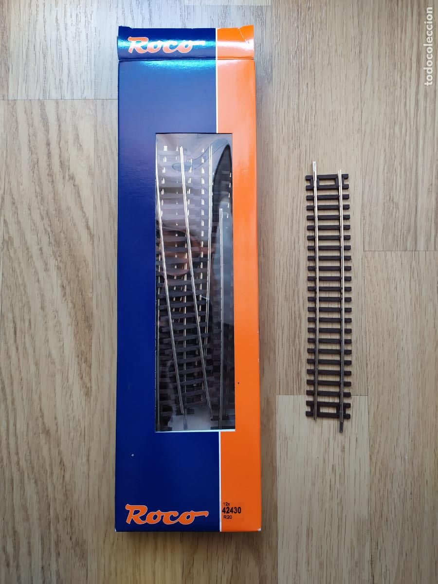 Trenes escala: ROCO H0 Caja con 12 v&iacute;as curvas R20 1962mm referencia 42430. A ESTRENAR.