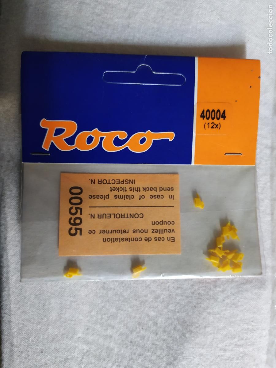 Trenes escala: ROCO H0 12 Calces o zapatas de freno para v&iacute;a, referencia 40004. A ESTRENAR