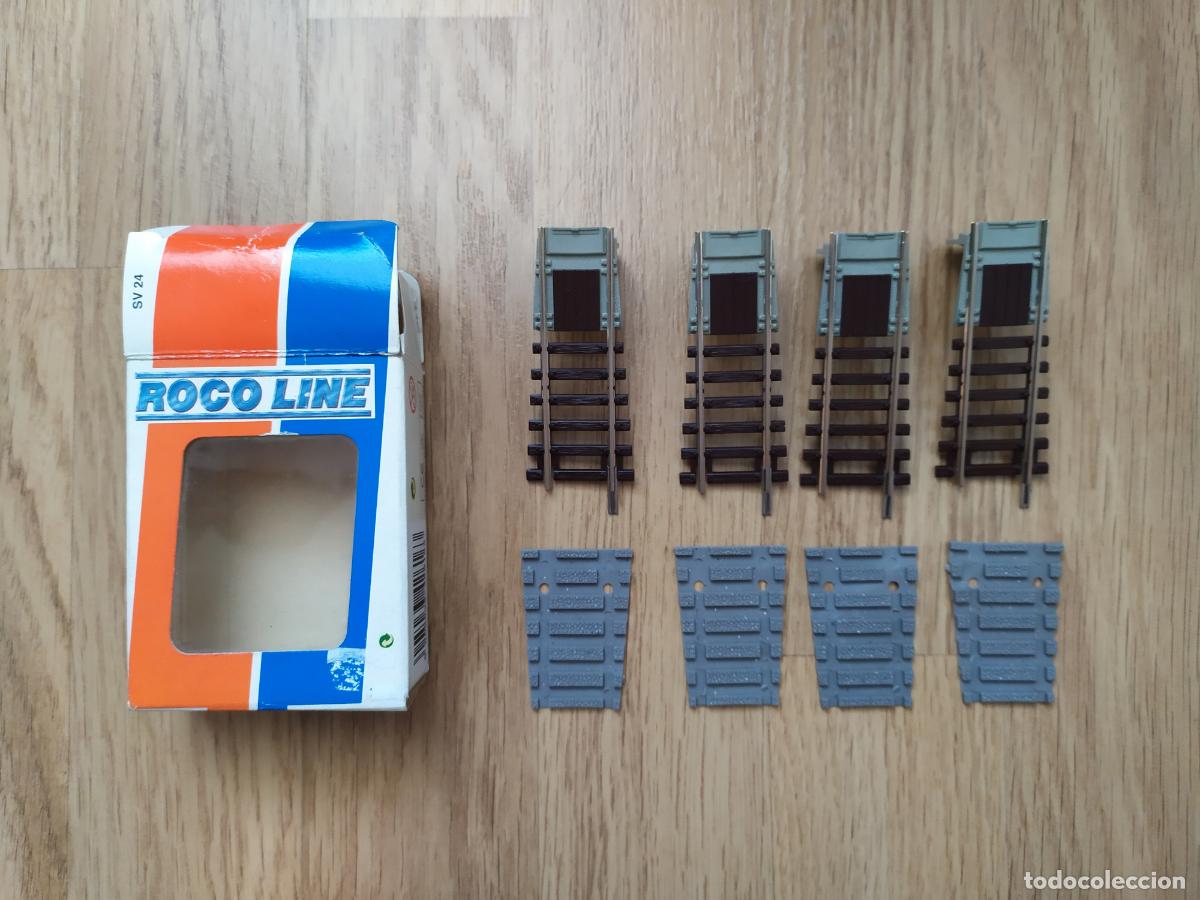 Trenes escala: ROCO H0 4 V&iacute;as de salida para placa giratoria referencia 42616.