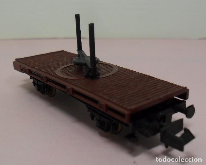 Trenes escala: ROCO N - Vag&oacute;n plataforma - Foto 3