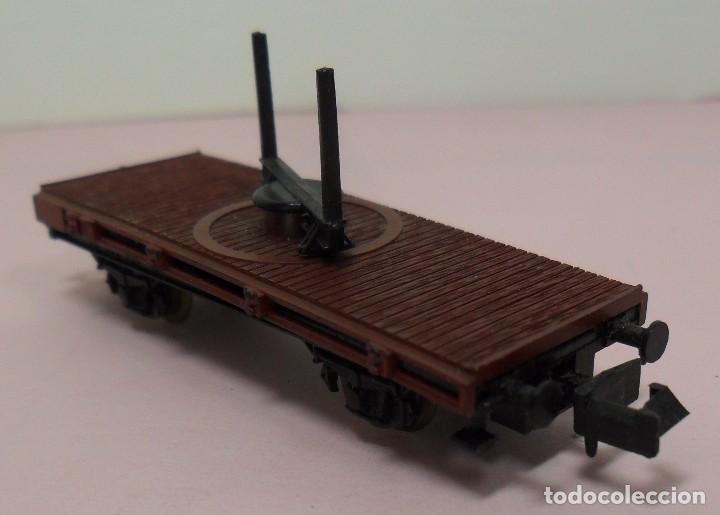 Trenes escala: ROCO N - Vag&oacute;n plataforma - Foto 6