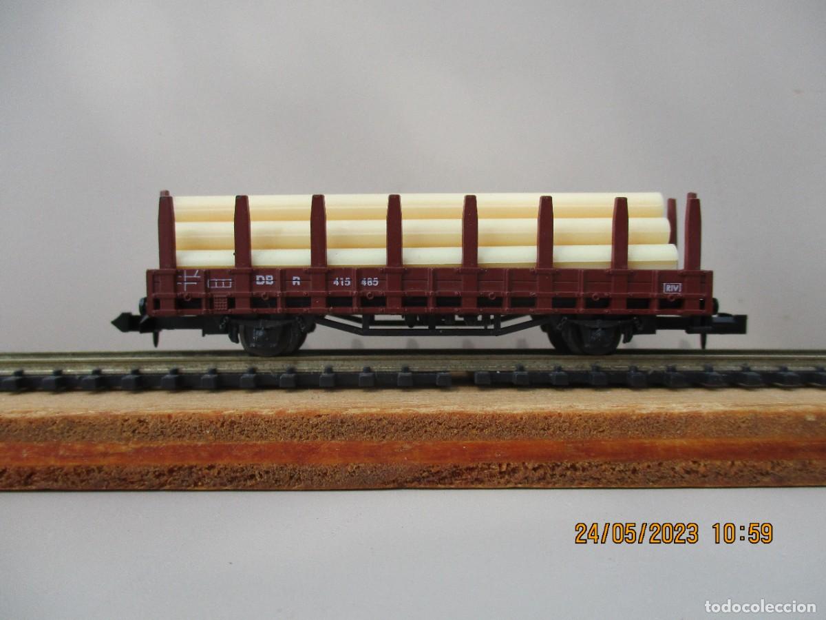Trenes escala: Roco vagon teleros troncos - Foto 1