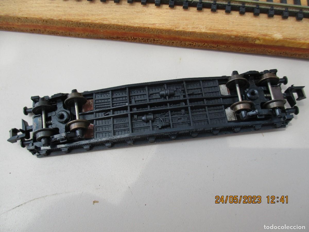 Trenes escala: Roco vagon plataforma bogies - Foto 2