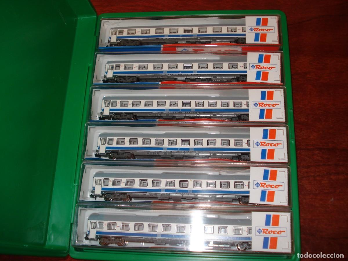 Trenes escala: COMPOSICION DE 6 COCHES DE PASAJEROS Danone DE RENFE - Foto 2