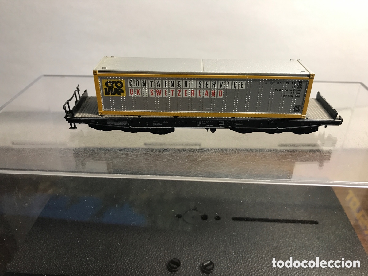 Trenes escala: VAG&Oacute;N CONTENEDORES ROCO - Foto 1