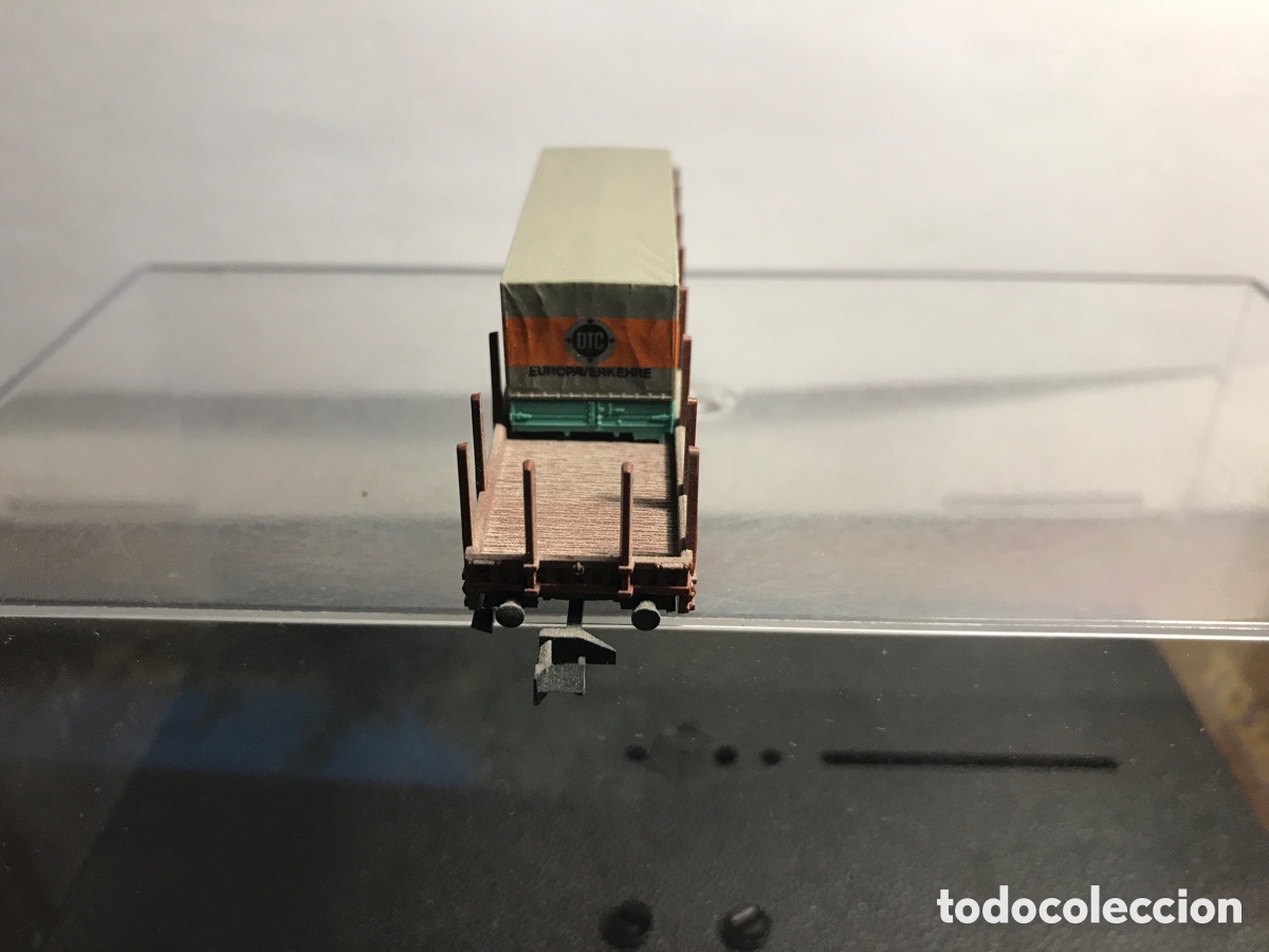Trenes escala: VAG&Oacute;N ROCO CONTENEDORES - Foto 4