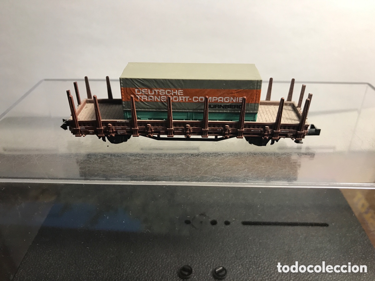 Trenes escala: VAG&Oacute;N ROCO CONTENEDORES - Foto 1