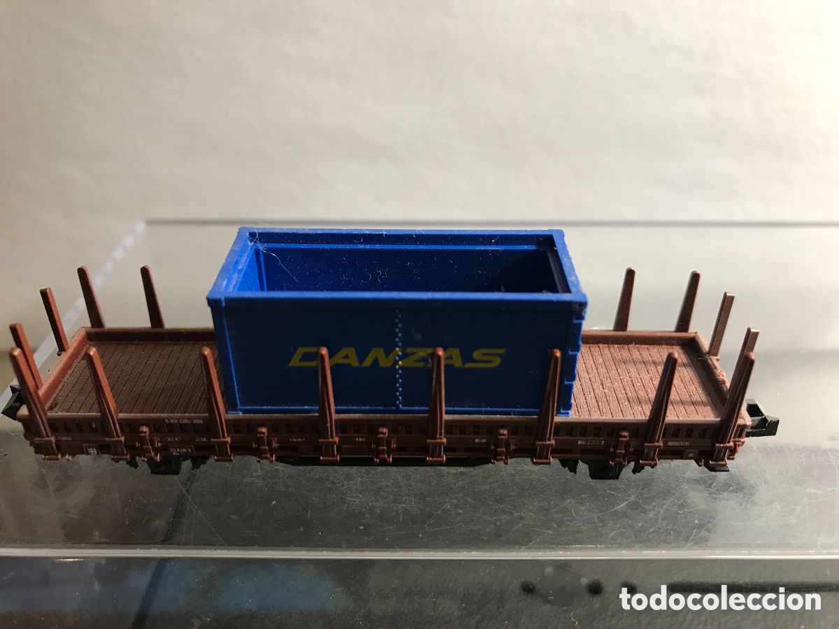 Trenes escala: VAG&Oacute;N CONTENEDORES ROCO - Foto 3