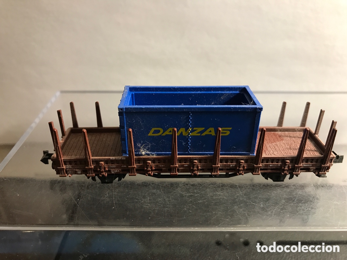 Trenes escala: VAG&Oacute;N CONTENEDORES ROCO - Foto 1