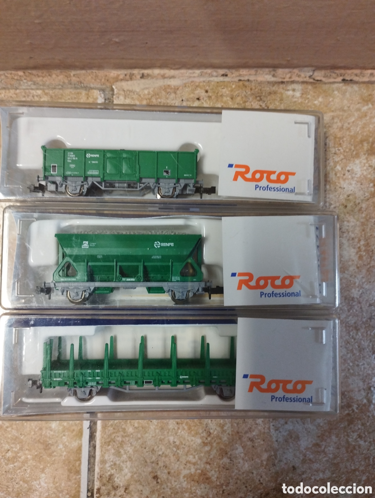 Trenes escala: Vagones de carga marca Roco escala N