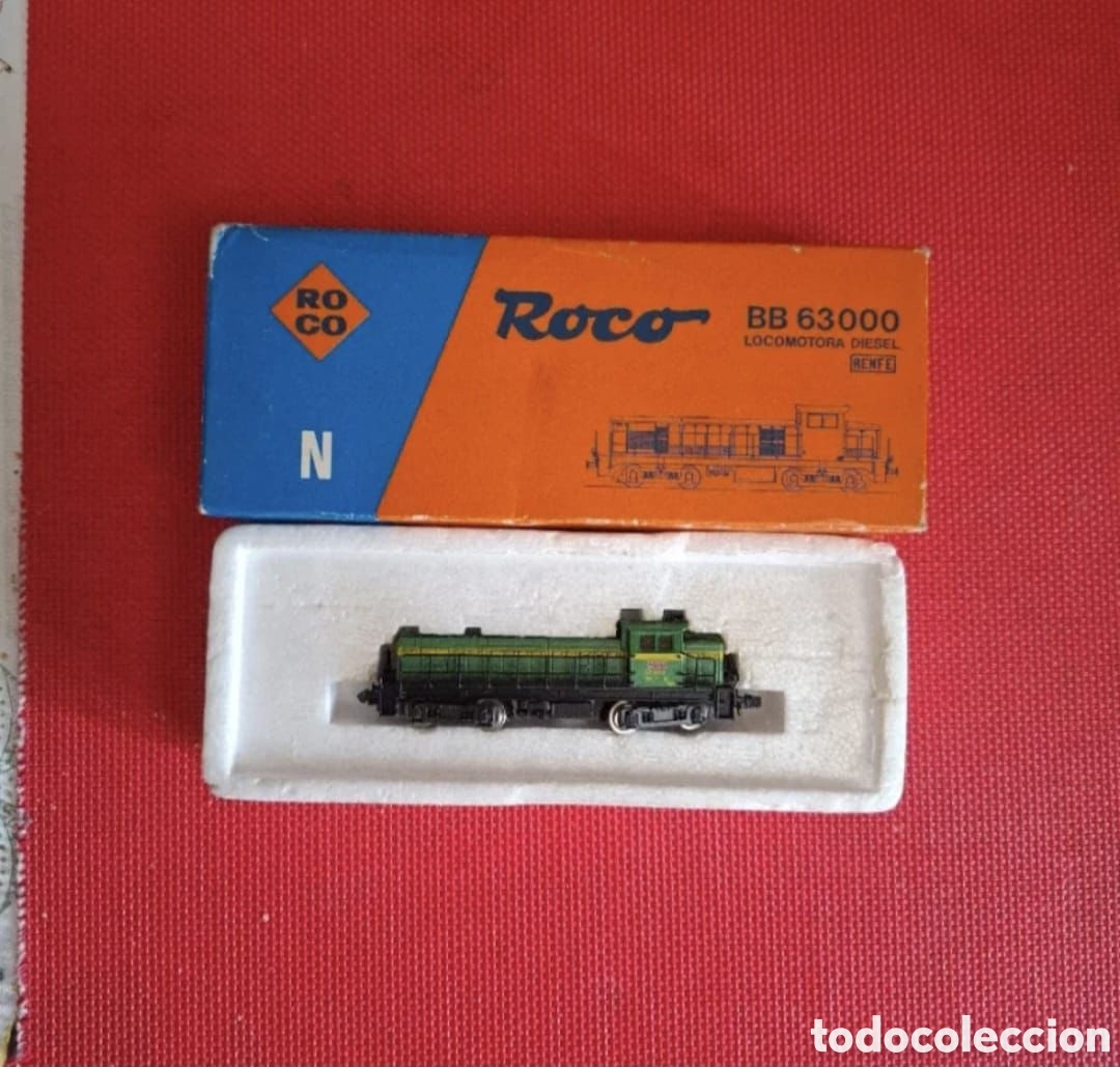 Trenes escala: Locomotora Roco N BB 63000 Renfe