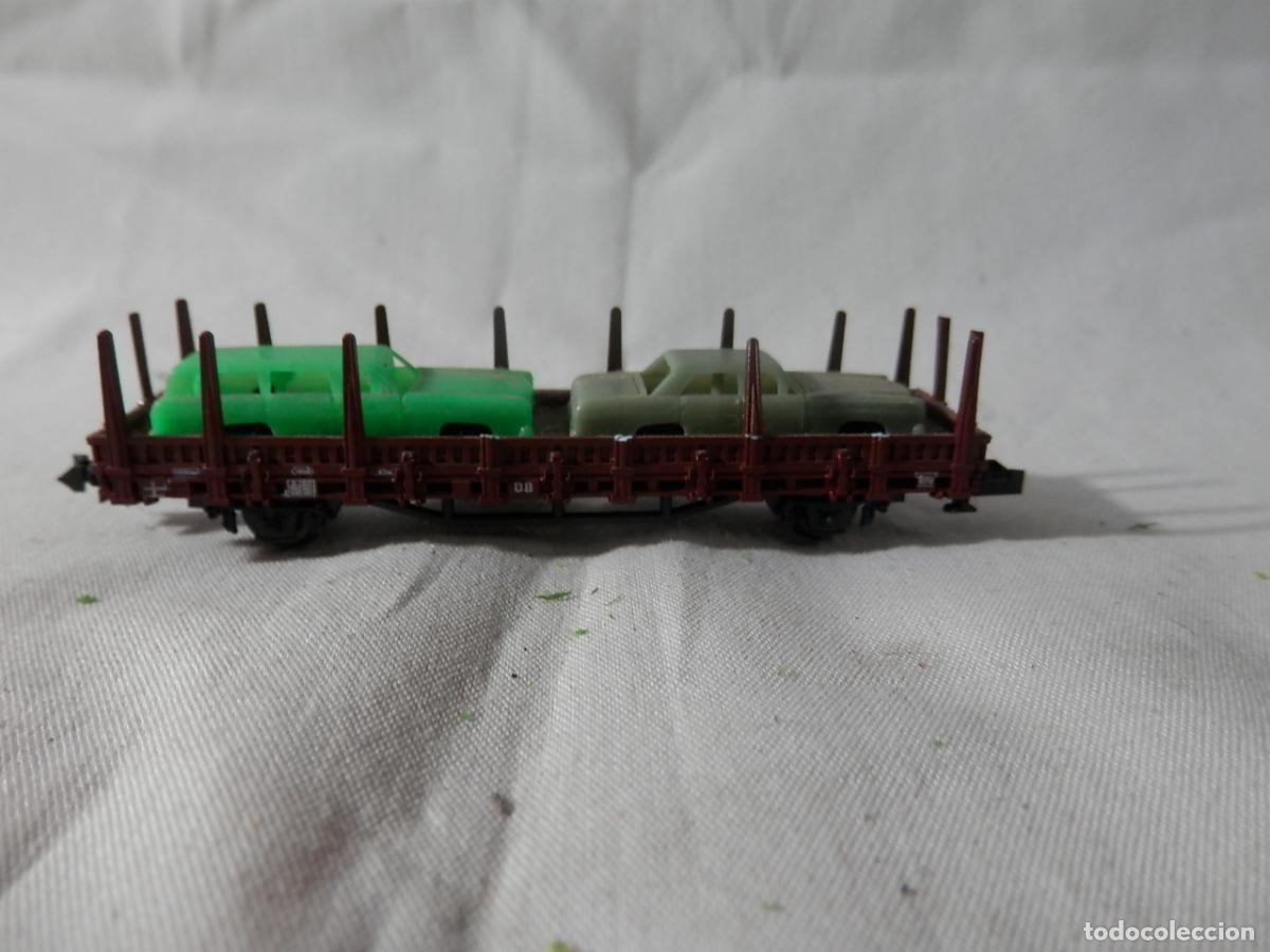 Trenes escala: VAGON TELERO ESCALA N DE ROCO