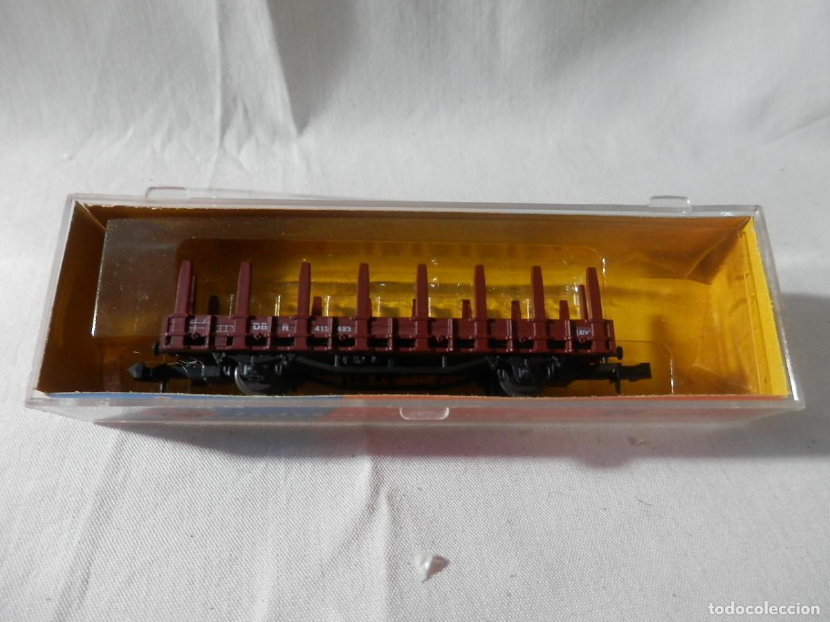 Trenes escala: VAGON TELERO ESCALA N DE ROCO