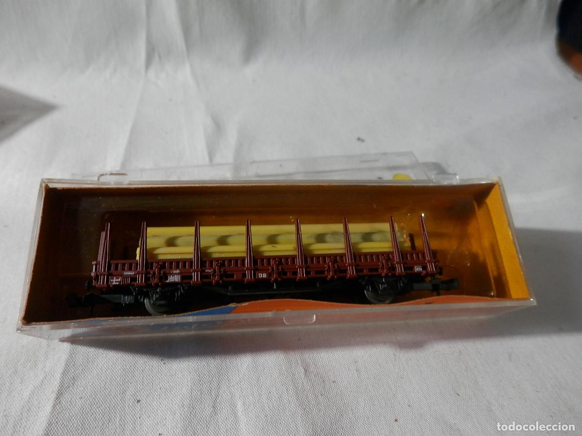 Trenes escala: VAGON TELERO ESCALA N DE ROCO