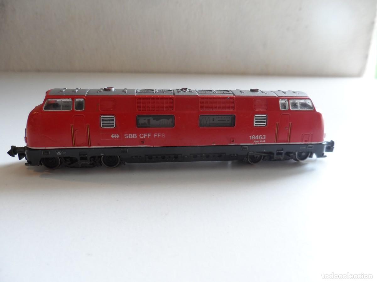Trenes escala: LOCOMOTORA V200 SBB CFF FFC ROCO ESCALA N