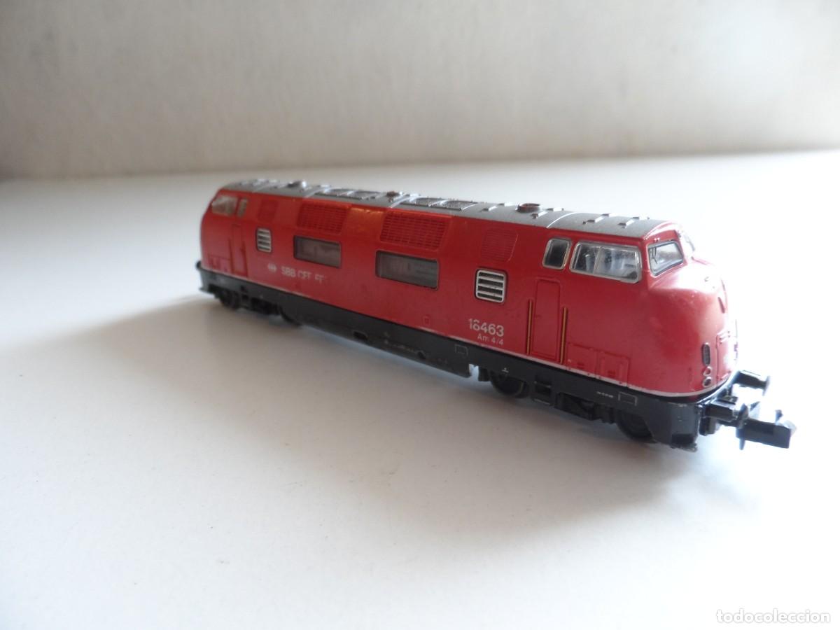 Trenes escala: LOCOMOTORA V200 SBB CFF FFC ROCO ESCALA N