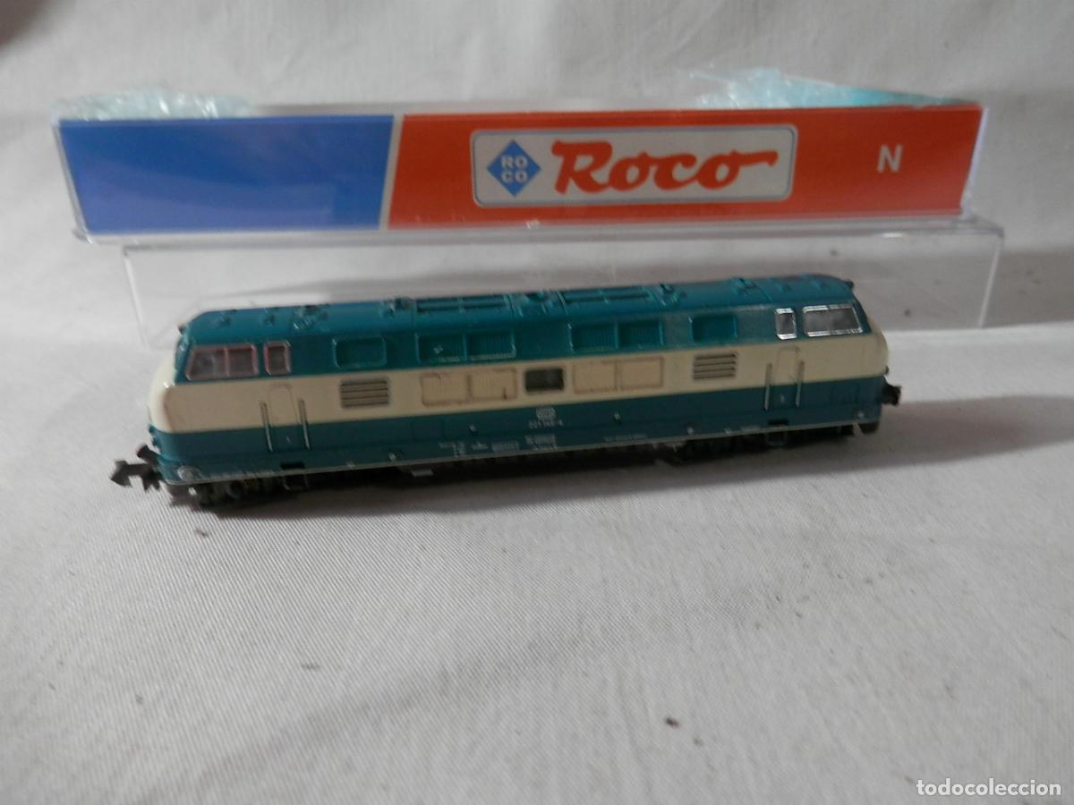 Trenes escala: LOCOMOTORA DIESEL DE LA DB ESCALA N DE ROCO