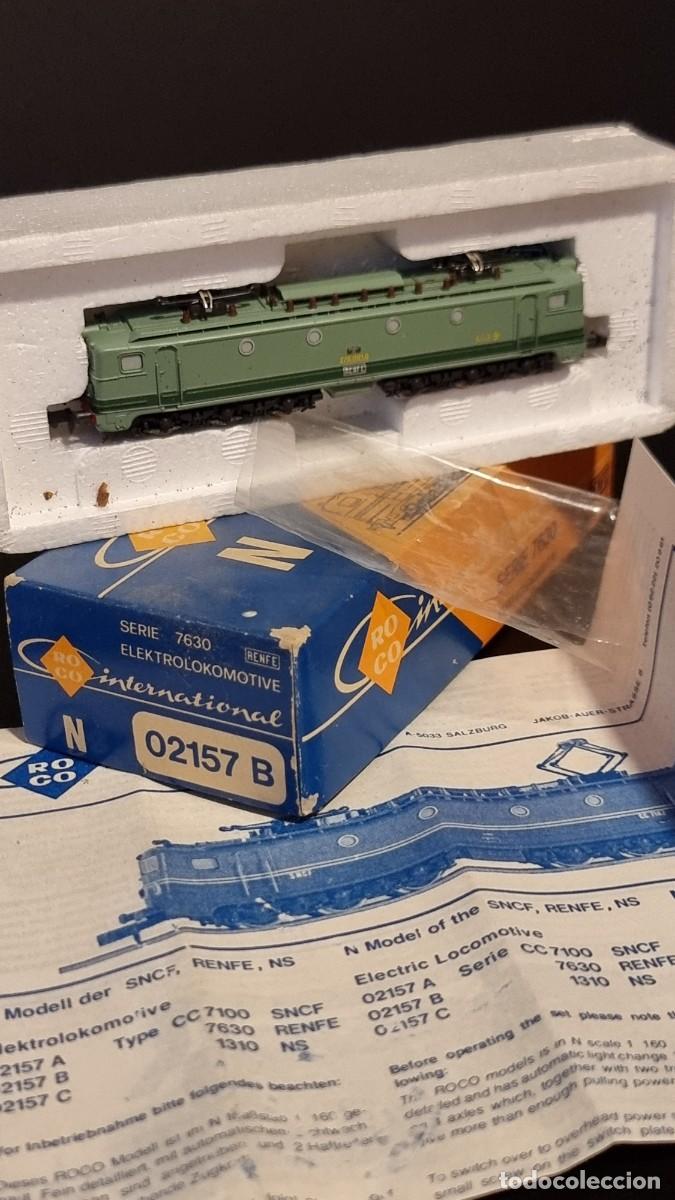 Trenes escala: ROCO MAQUINA LOCOMOTORA RENFE EN CAJA ORIGINAL CON INSTRUCCIONES FUNCIONA BIEN