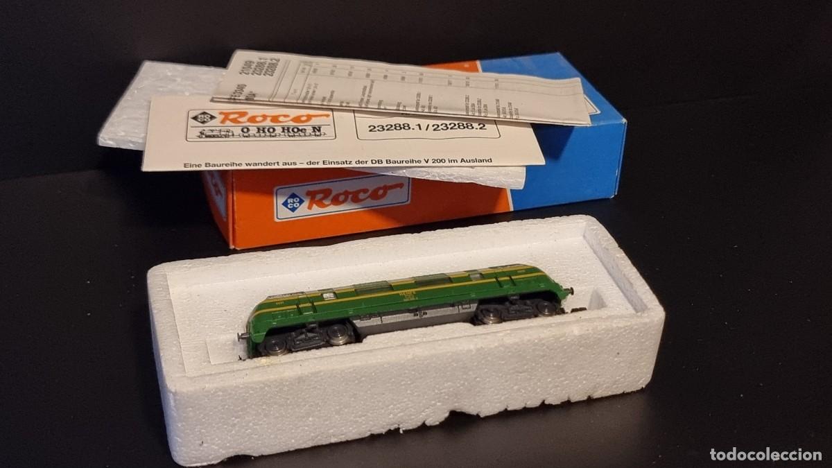 Trenes escala: ROCO MAQUINA LOCOMOTORA RENFE EN CAJA ORIGINAL CON INSTRUCCIONES FUNCIONA BIEN