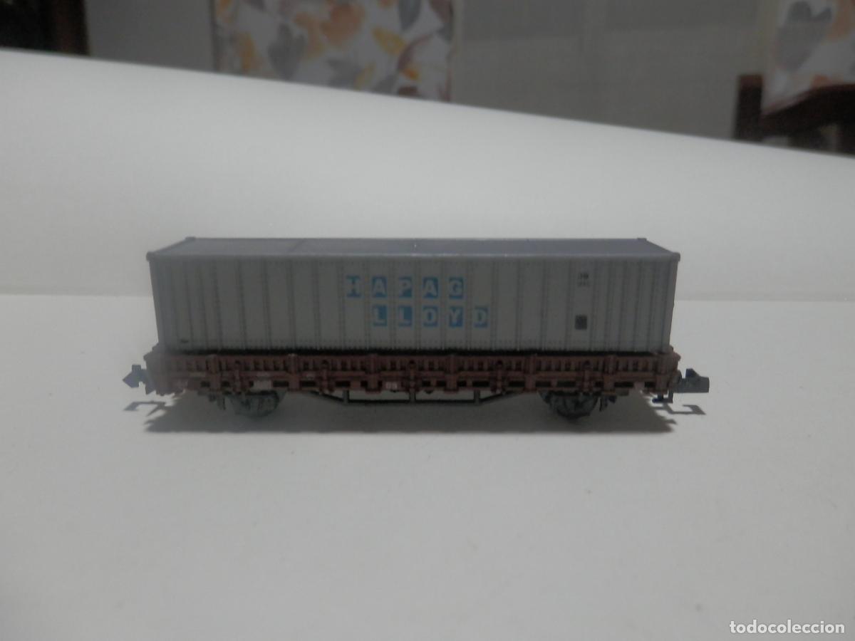Trenes escala: VAGON TELERO ESCALA N DE ROCO