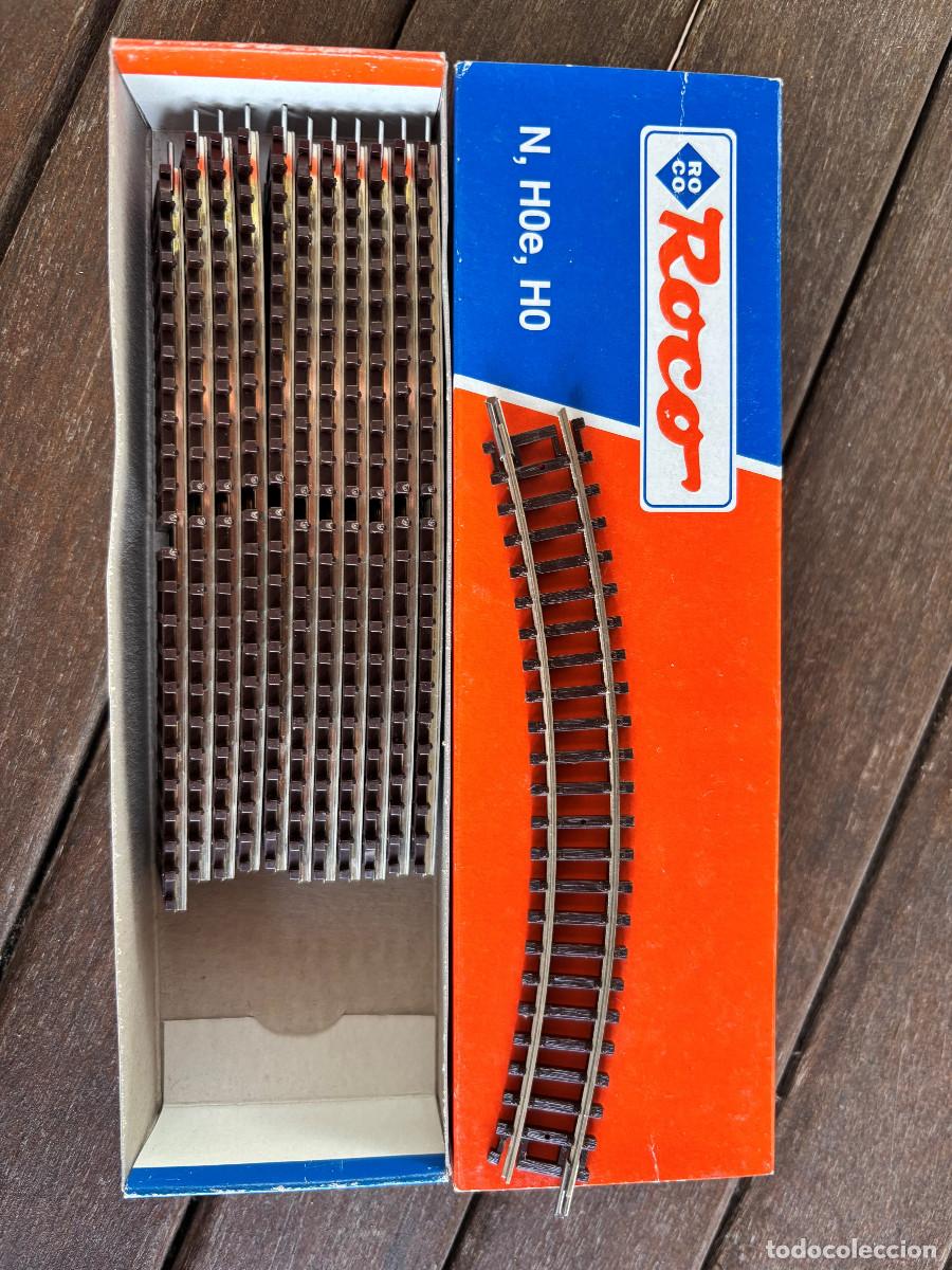 Trenes escala: Roco N 22222 12 curvas en caja original