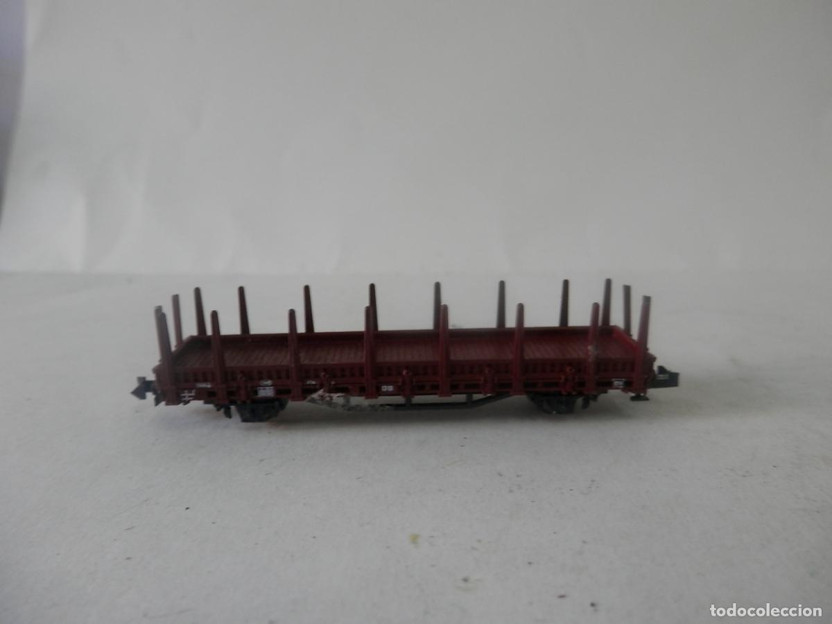 Trenes escala: VAGON TELERO ESCALA N DE ROCO