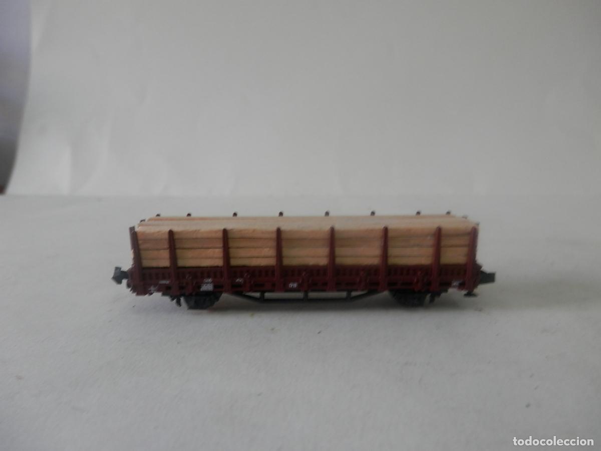 Trenes escala: VAGON TELERO ESCALA N DE ROCO