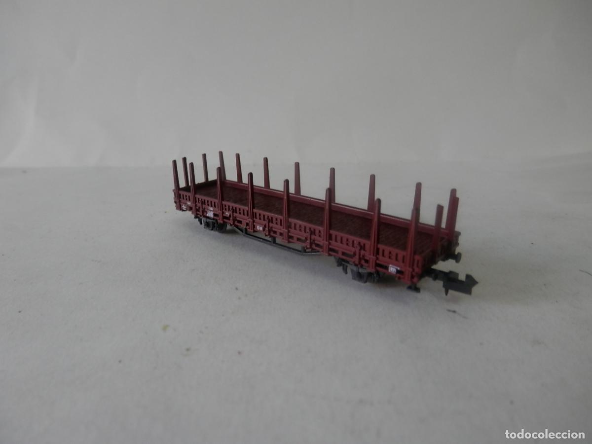Trenes escala: VAGON TELERO ESCALA N DE ROCO