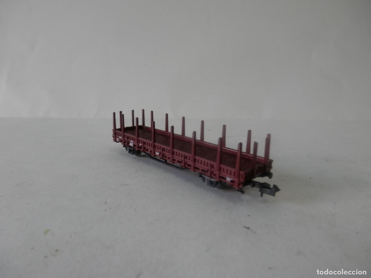 Trenes escala: VAGON TELERO ESCALA N DE ROCO