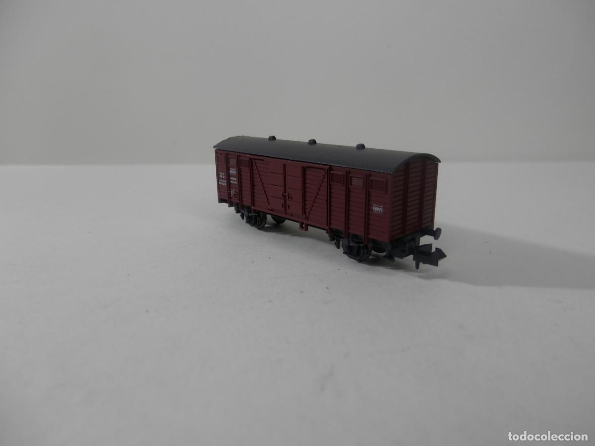 Trenes escala: VAGON CERRADO ESCALA N DE ROCO