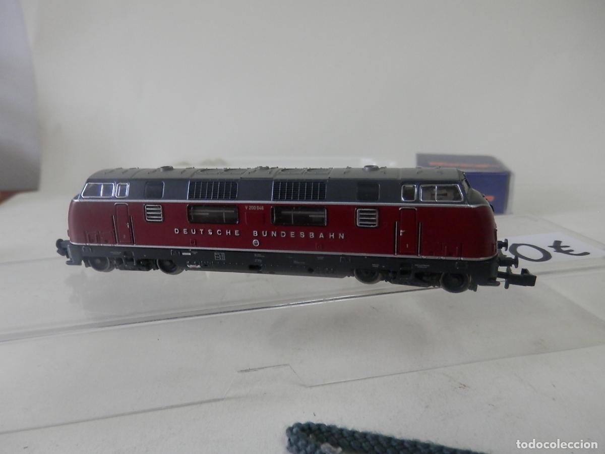 Trenes escala: LOCOMOTORA DIESEL DE LA DB ESCALA N DE ROCO