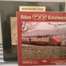 Trenes Escala: MINITRAINS, RAM TEE EDELWEISS, ALTAYA, NUEVO, ESCALA 1/220. Lote 174032548