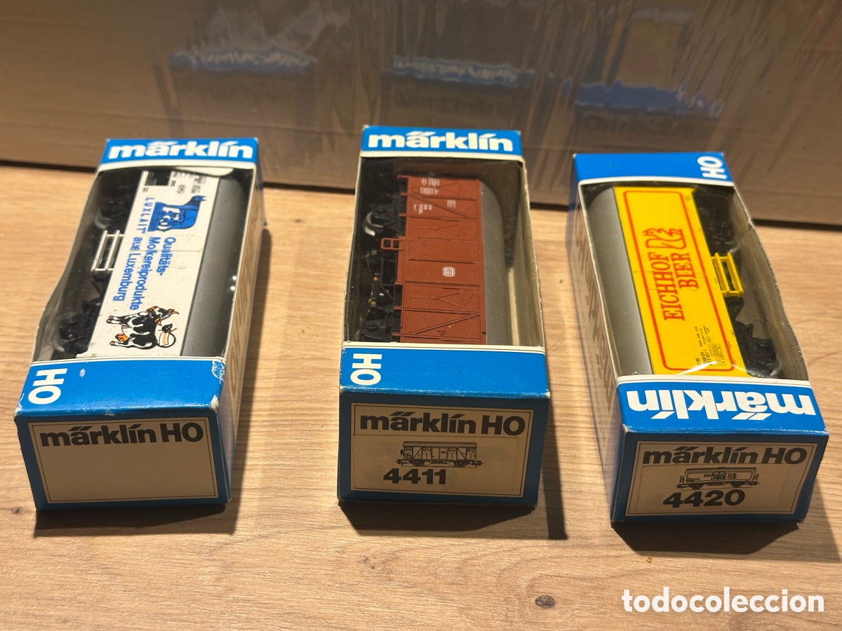 Trenes escala: Lote de 3 vagones Marklin - Foto 10