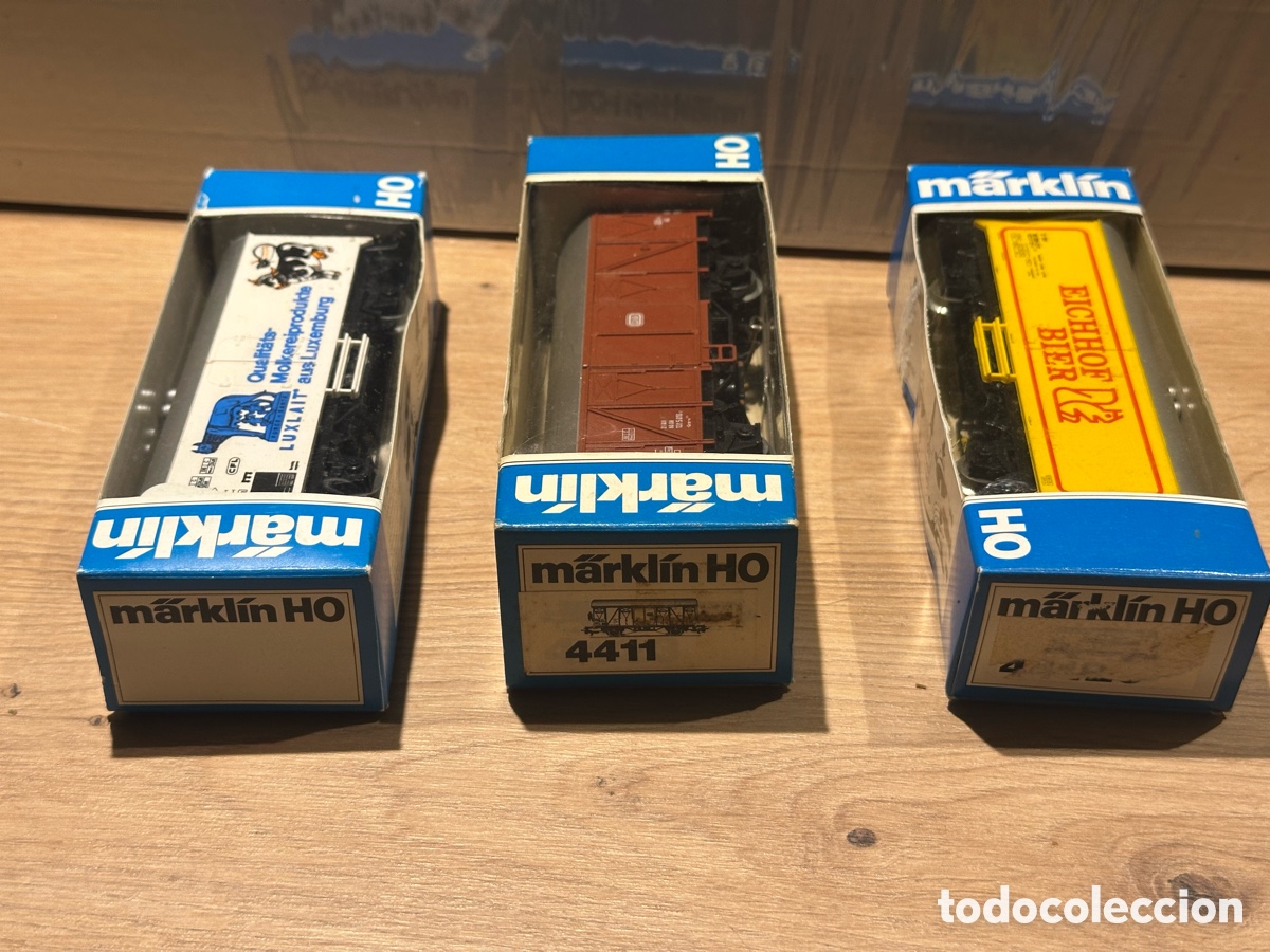 Trenes escala: Lote de 3 vagones Marklin - Foto 11