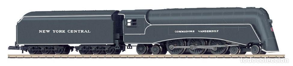 Trenes Escala: Marklin Z: Ref. 88075 - Locomotora Commodore Vanderbilt NYC J-2