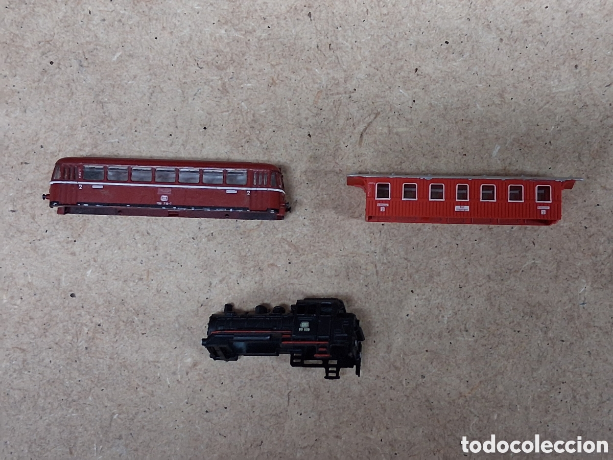 Trenes escala: 3 carrocerias marklin escala z