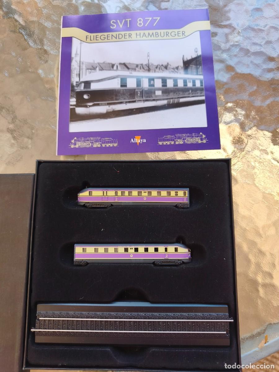 Trenes escala: Fliegender Hamburger SVT 877. Minitrains 1/220 Atlas Collections. De Agostini