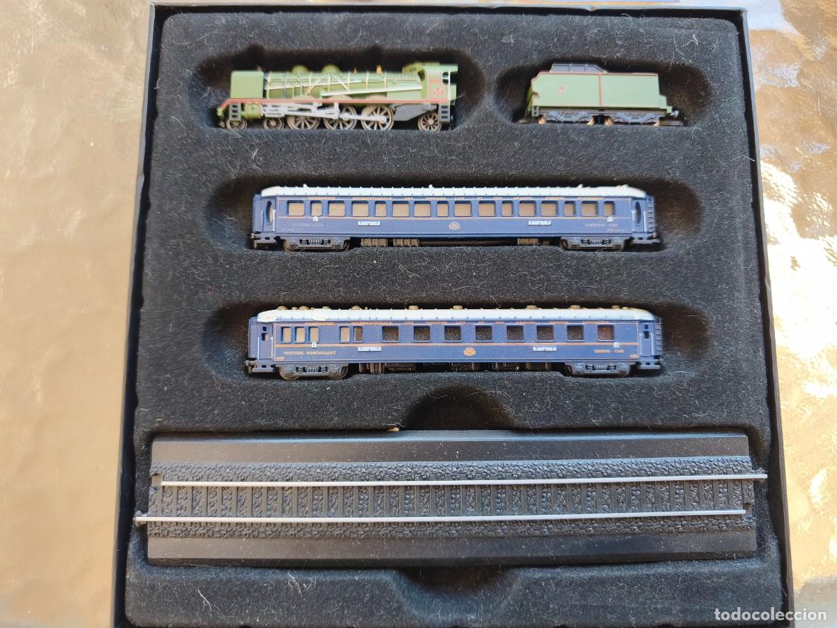 Trenes escala: Train Bleu. Minitrains 1/220 Atlas Collections. De Agostini.