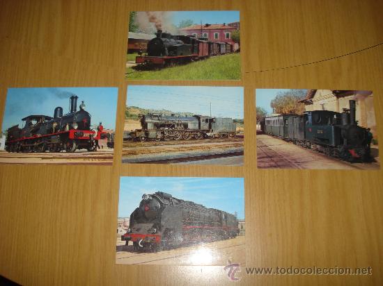 Trenes escala: LOTE DE 5 POSTALES DE EDICIONES FERROVIARIAS, 1978 - Foto 1