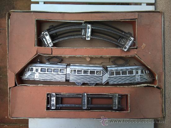 Trenes escala: TREN DE HOJALATA FRANC&Egrave;S COMPLETO. - Foto 2