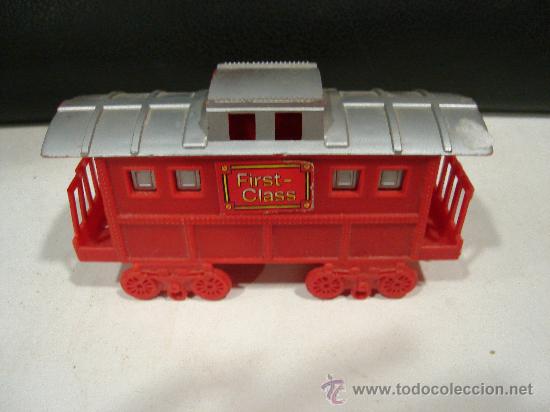 Trenes escala: VAGON DE TREN DE PLASTICO. FIRST CLASS. 14 CM. - Foto 1