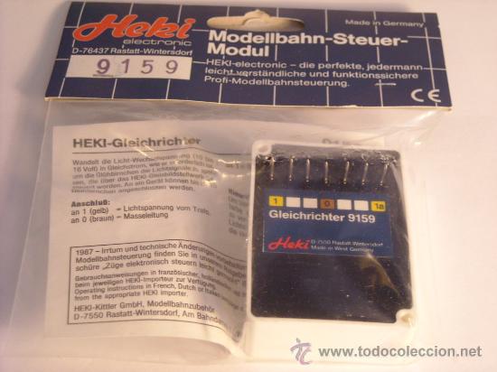 Trenes escala: Heki electronic modulo rectificador ref 9159 Nuevo. - Foto 1