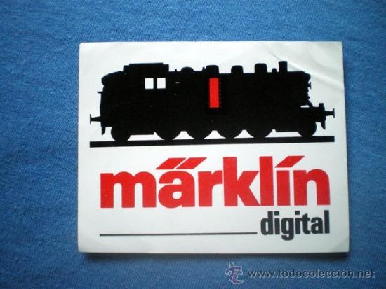 Trenes escala: PEGATINA TRENES MARKLIN DIGITAL - Foto 1