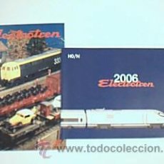 Trenes Escala: LOTE 2 CATÁLOGOS MODELISMO FERROVIARIO ELECTROTREN H0/N Y H0 ESCALA 1:87. Lote 36428101
