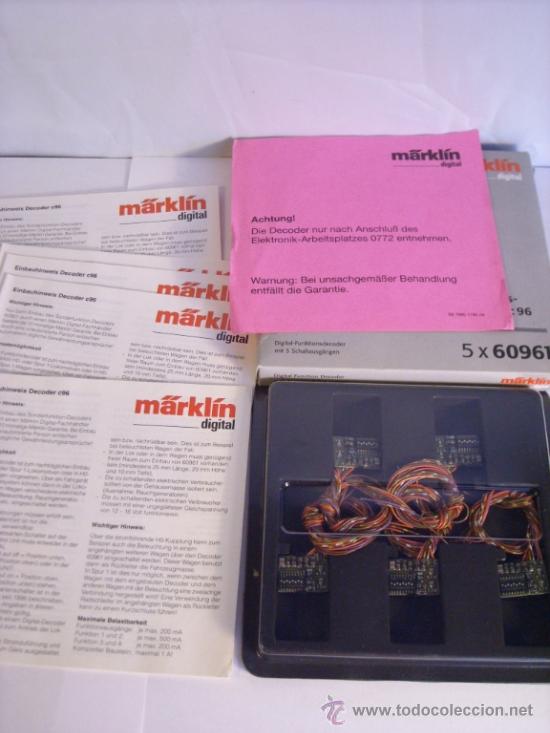 Trenes escala: marklin digital ref 60961 decodificador C96 funciones para escala H0 y 1 decoder spur1 nuevo - Foto 1