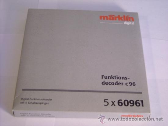 Trenes escala: marklin digital ref 60961 decodificador C96 funciones para escala H0 y 1 decoder spur1 nuevo - Foto 3