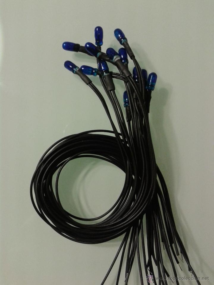 Trenes escala: 10 Leds de color azul con cable - Foto 1