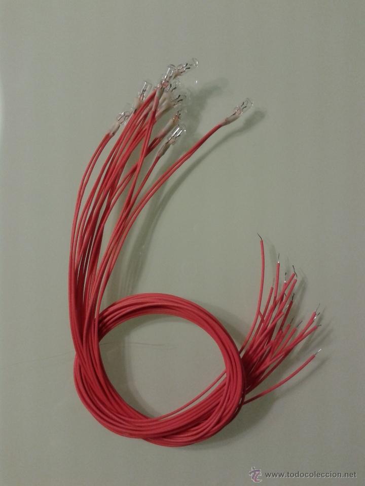 Trenes escala: 10 Leds transparentes con cable - Foto 1